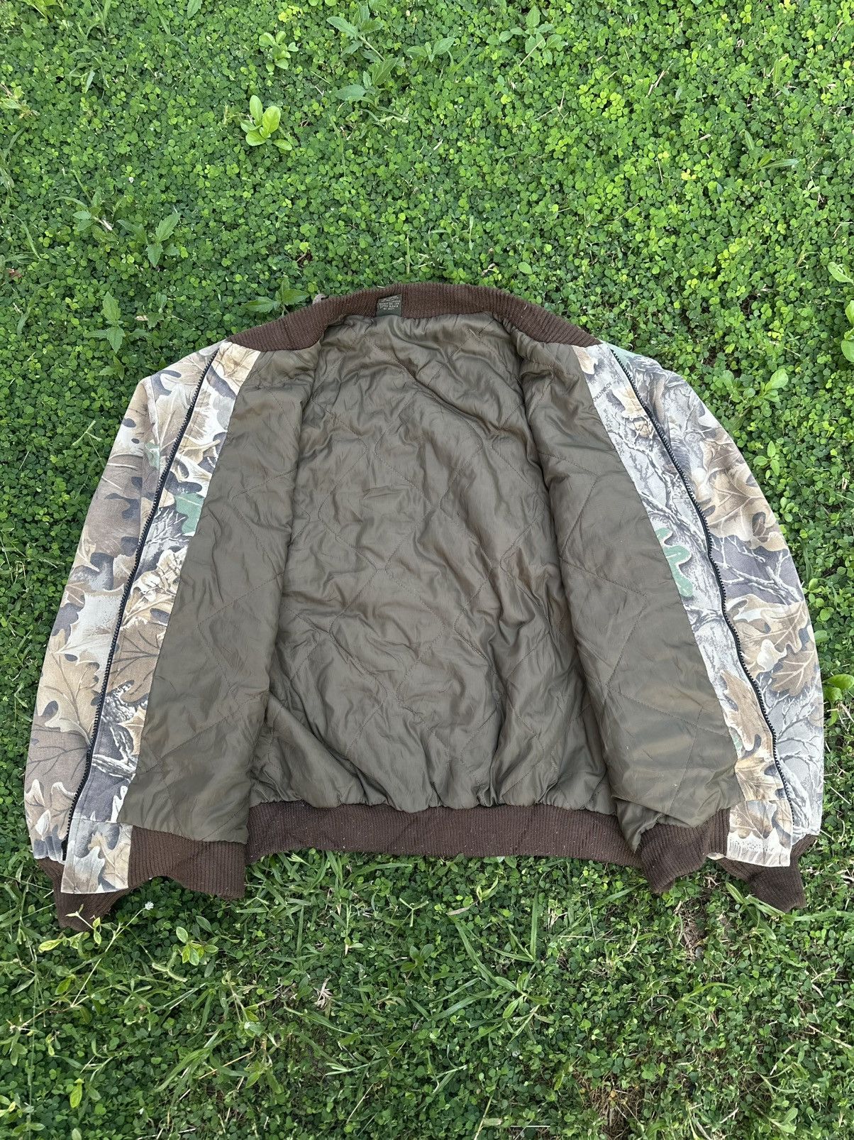 Mossy Oaks × Vintage Crazy Vintage 00s Realtree Camo Rare Bomber Jacket Size US XL / EU 56 / 4 - 9 Thumbnail