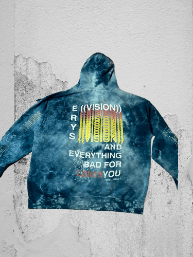 Vintage MSFTSrep SYRE/ERYS Vision Album RARE Graphic Tour Hoodie Size US XXL / EU 58 / 5 - 1 Thumbnail