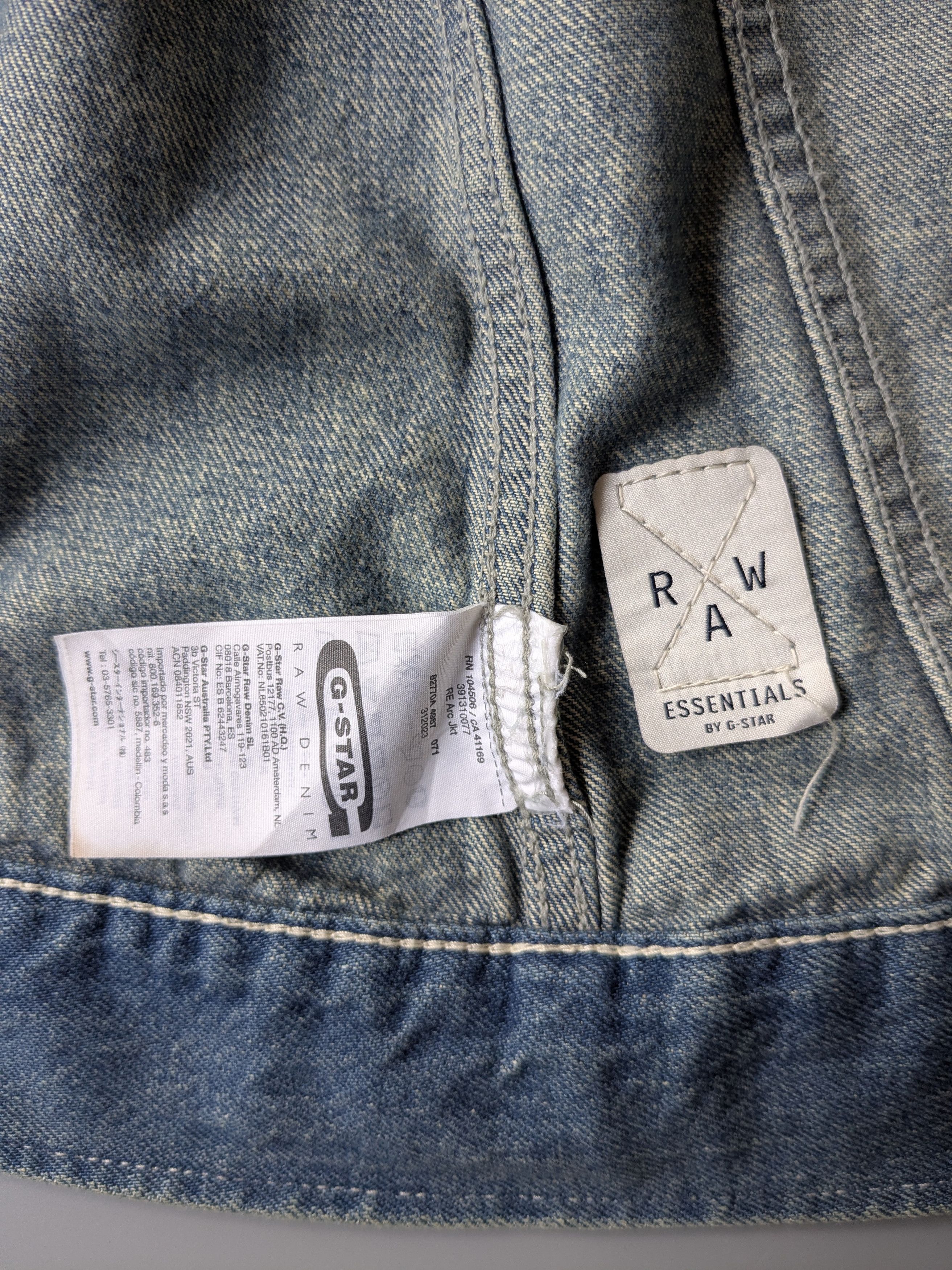 Diesel G Star Raw Type 3 buckle back trucker jeans Size US M / EU 48-50 / 2 - 11 Thumbnail