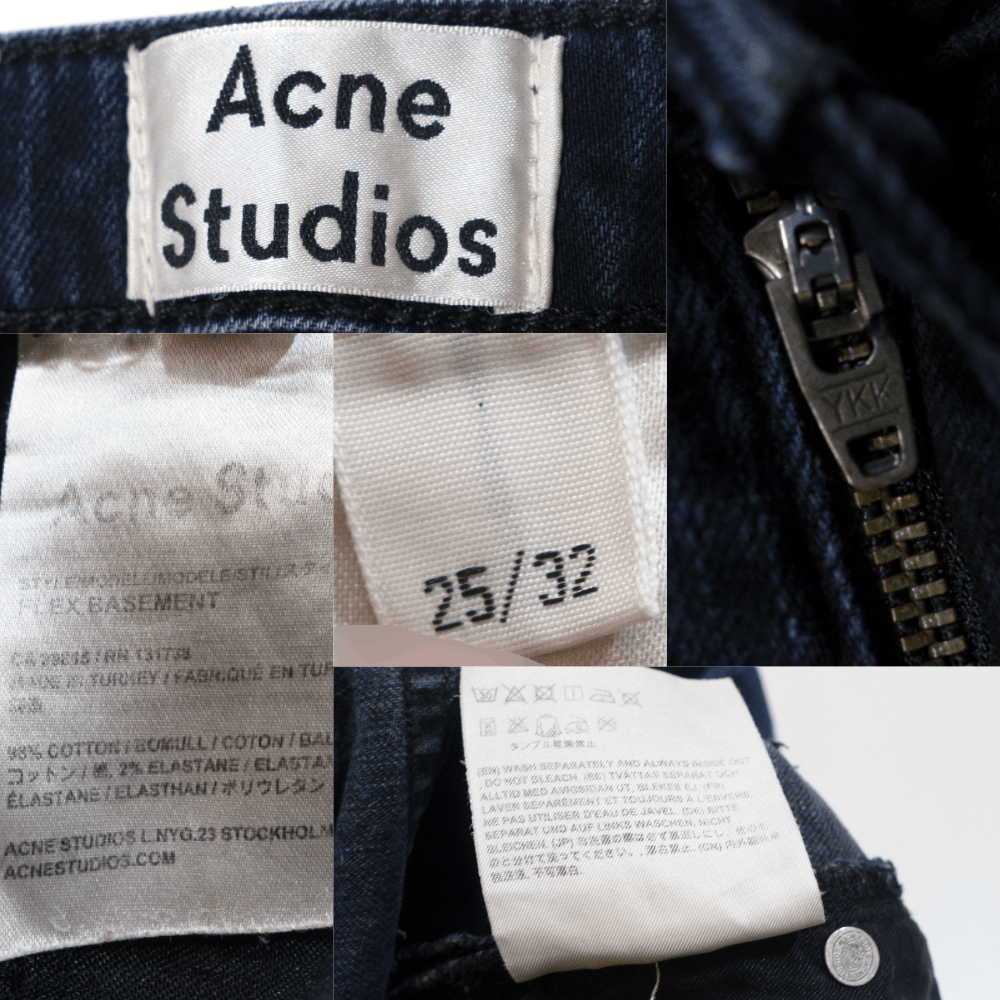 Acne Studios Flex Basement Jeans Size 25" / US 0 / IT 36 - 6 Thumbnail