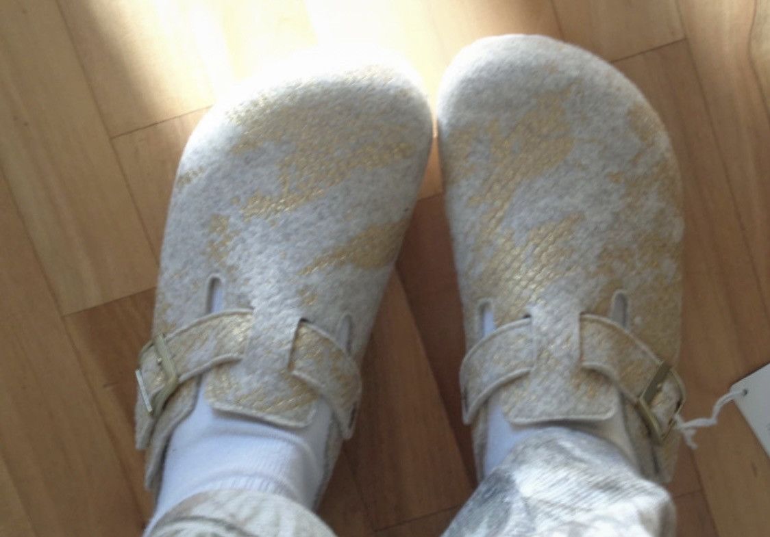 Other Papillio gold/beige mules Size US 8 / IT 38 - 6 Thumbnail