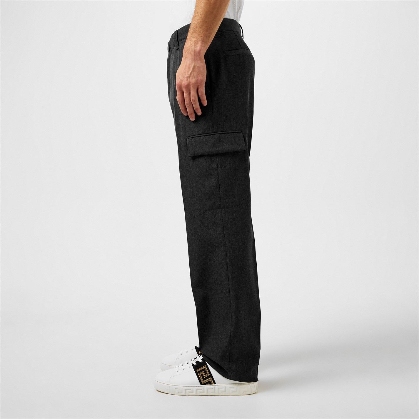 Versace o1g2r1mq0526 Informal Trousers in Dark Grey Size US 34 / EU 50 - 6 Thumbnail