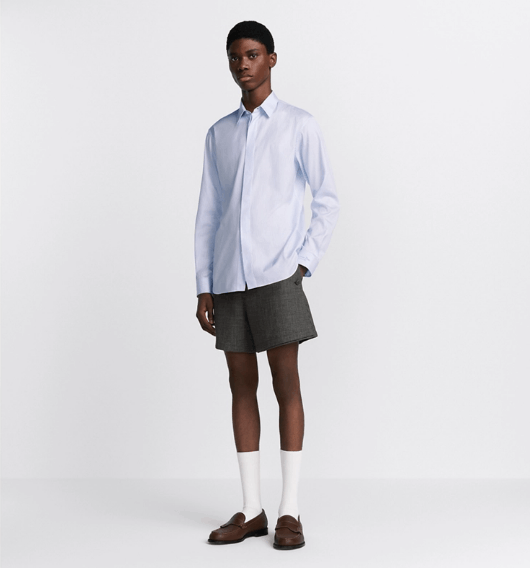 Dior o1w1db10525 493C15 Tailored Short with Tied Bow in Gray Size US 36 / EU 52 - 4 Thumbnail