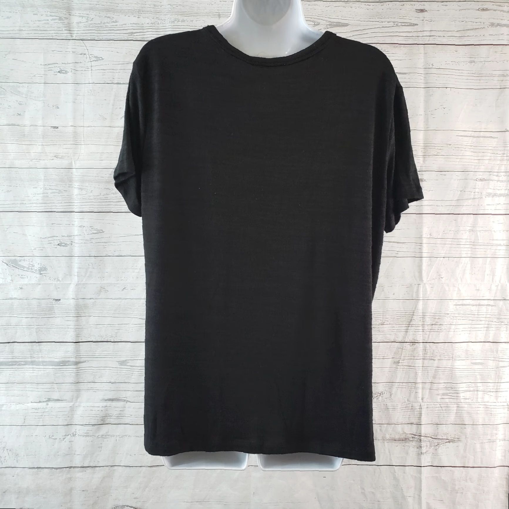 Vintage VINTAGE Wilfred Free Womens Knit Top Shirt Womens Large Black Short Sleeve Size L / US 10 / IT 46 - 4 Thumbnail