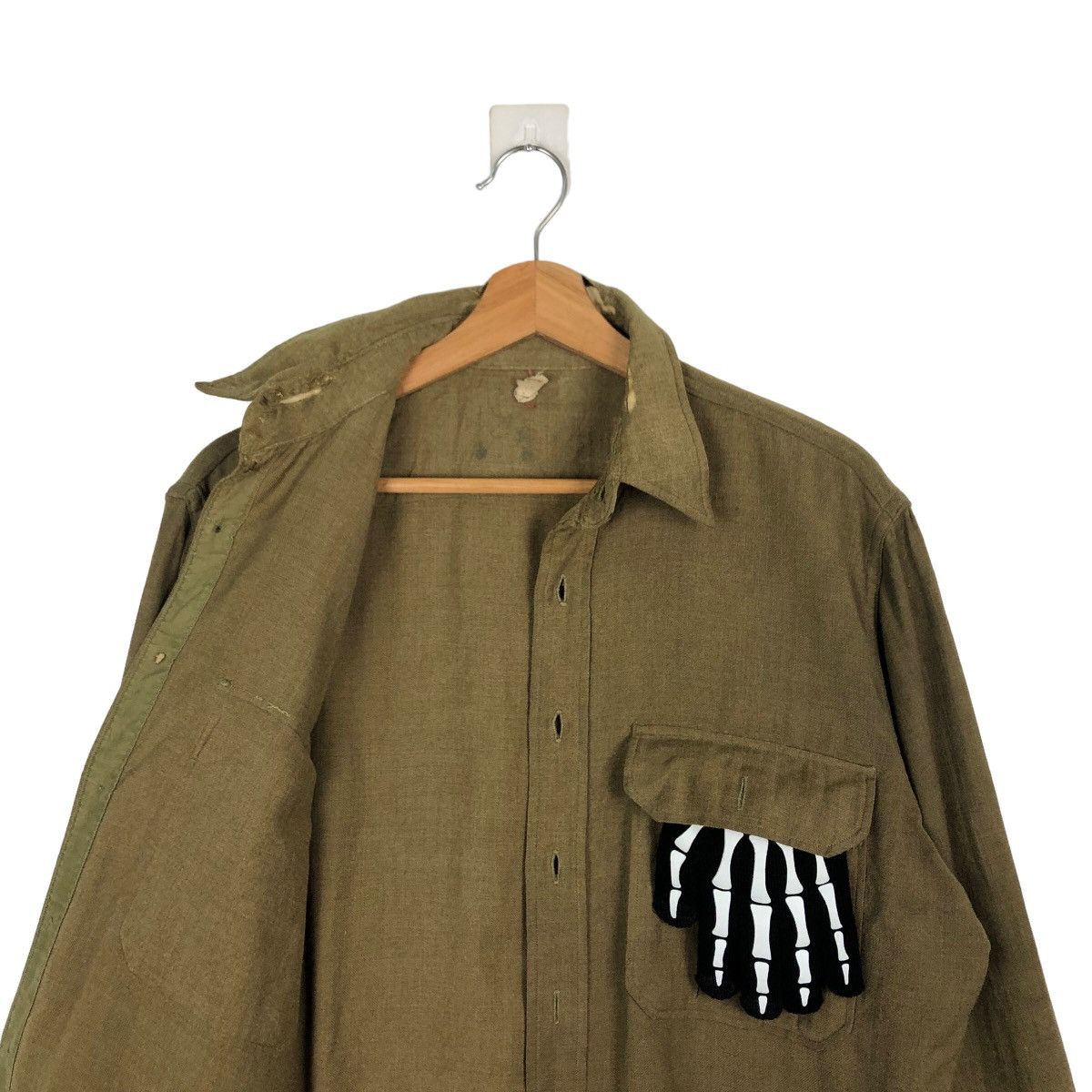 Vintage 🔥TRUE VINTAGE 40’s WORLD WAR WOOL ARMY JACKET Size M / US 6-8 / IT 42-44 - 9 Thumbnail