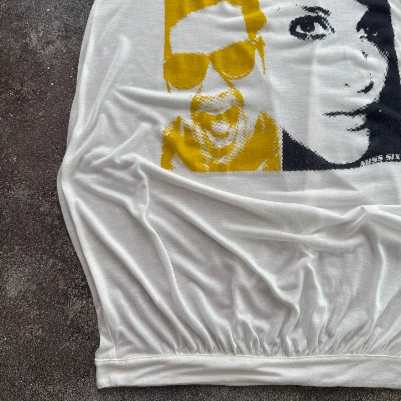 Miss Sixty × Vintage Miss Sixty Y2K Vintage Glamour Faces T-Shirt / Dress Size M / US 6-8 / IT 42-44 - 4 Thumbnail