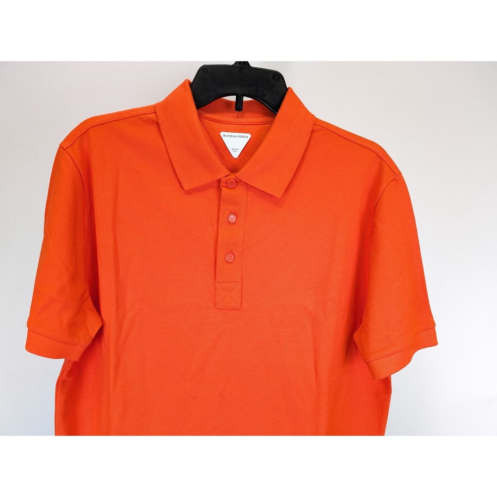 Bottega Veneta o1rshd1 Cotton Polo Shirt in Orange Size US XL / EU 56 / 4 - 5 Thumbnail
