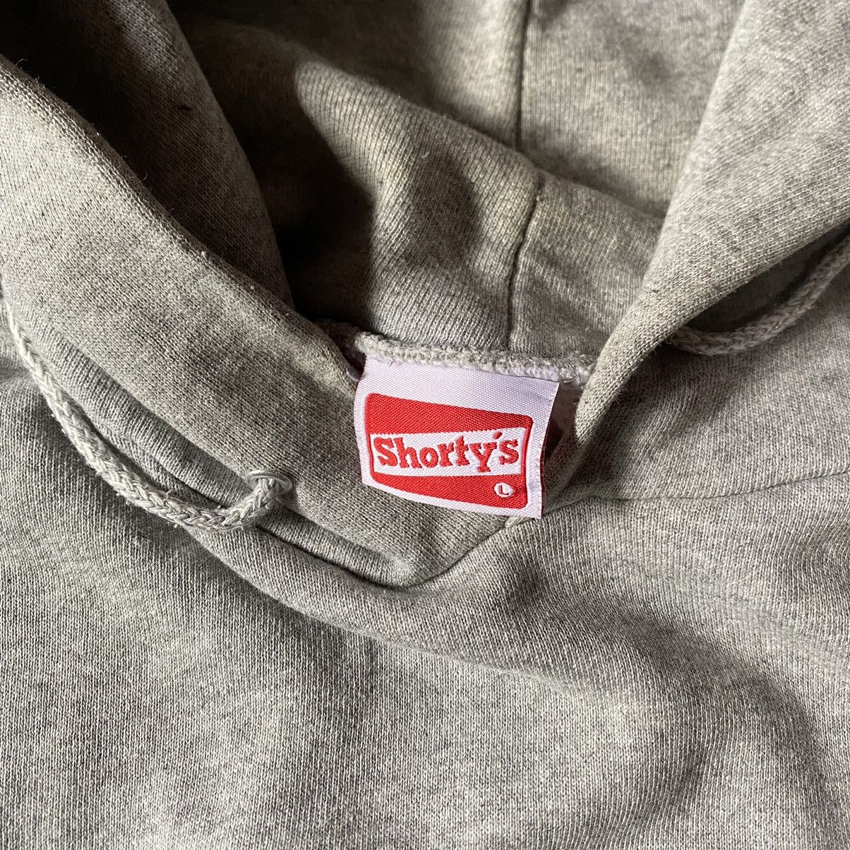 Shorty's Skateboards × Vintage 1990's Shortys Skateboard gray Hoodie Size US L / EU 52-54 / 3 - 5 Thumbnail