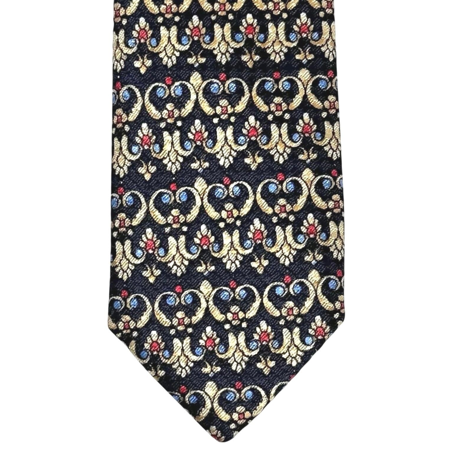 Christian Dior Monsieur Christian Dior Abstract Pattern Tie Size ONE SIZE - 6 Thumbnail