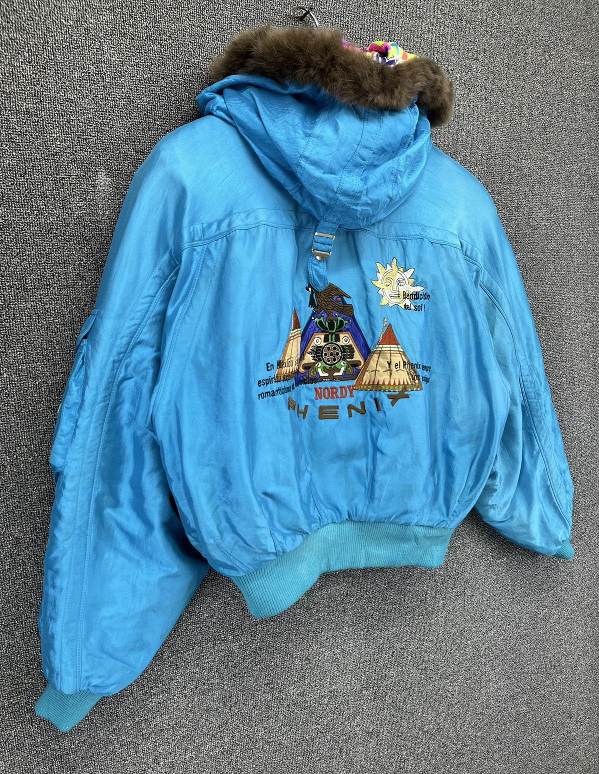 Japanese Brand Vintage Phenix Rare Backhit Fur Hoodie Ski Jacket Size M / US 6-8 / IT 42-44 - 2 Thumbnail