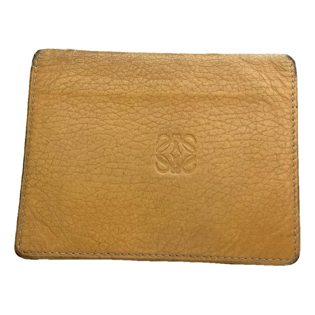 Loewe Puzzle Yellow Leather Purse Size ONE SIZE - 1 Thumbnail