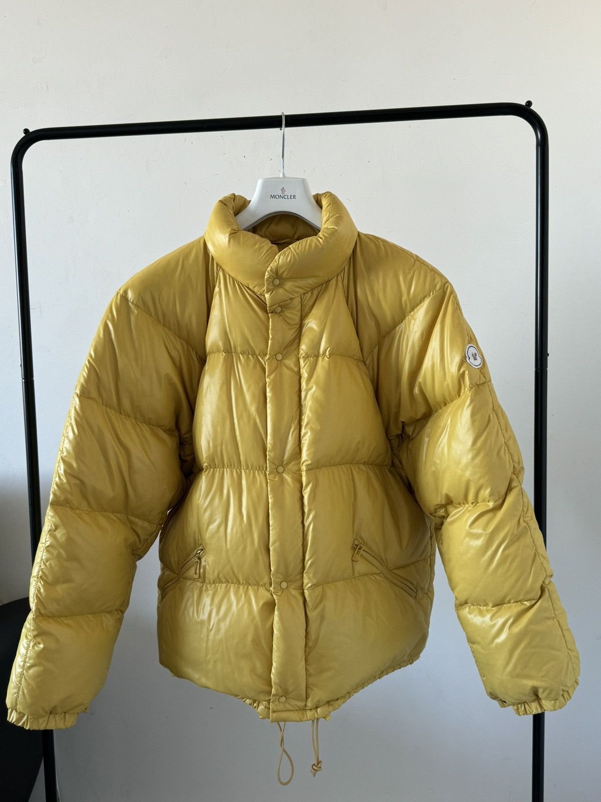 Moncler !Extremely rare Moncler Grenoble yellow puffer jacket Size US XL / EU 56 / 4 - 3 Thumbnail