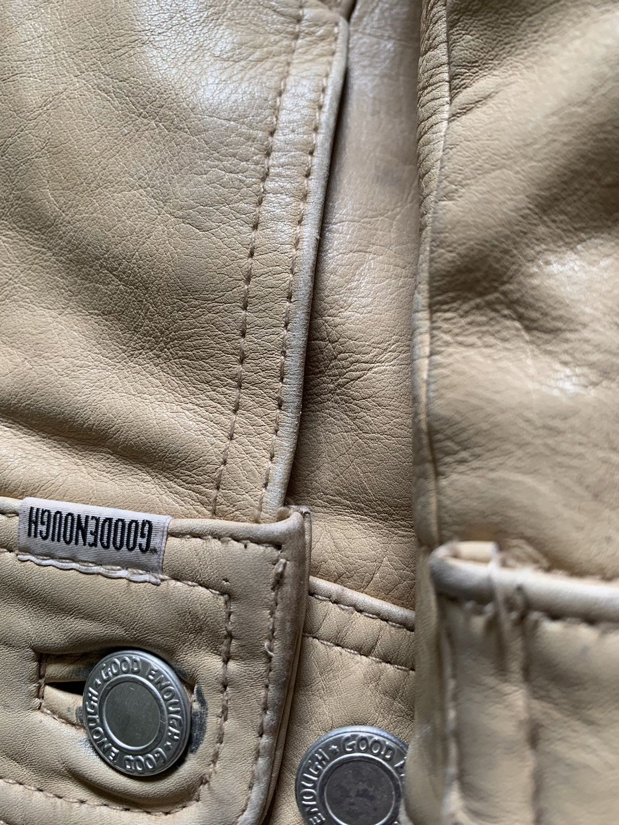Good Enough Vintage Good Enough Leather Jacket Size US L / EU 52-54 / 3 - 5 Thumbnail