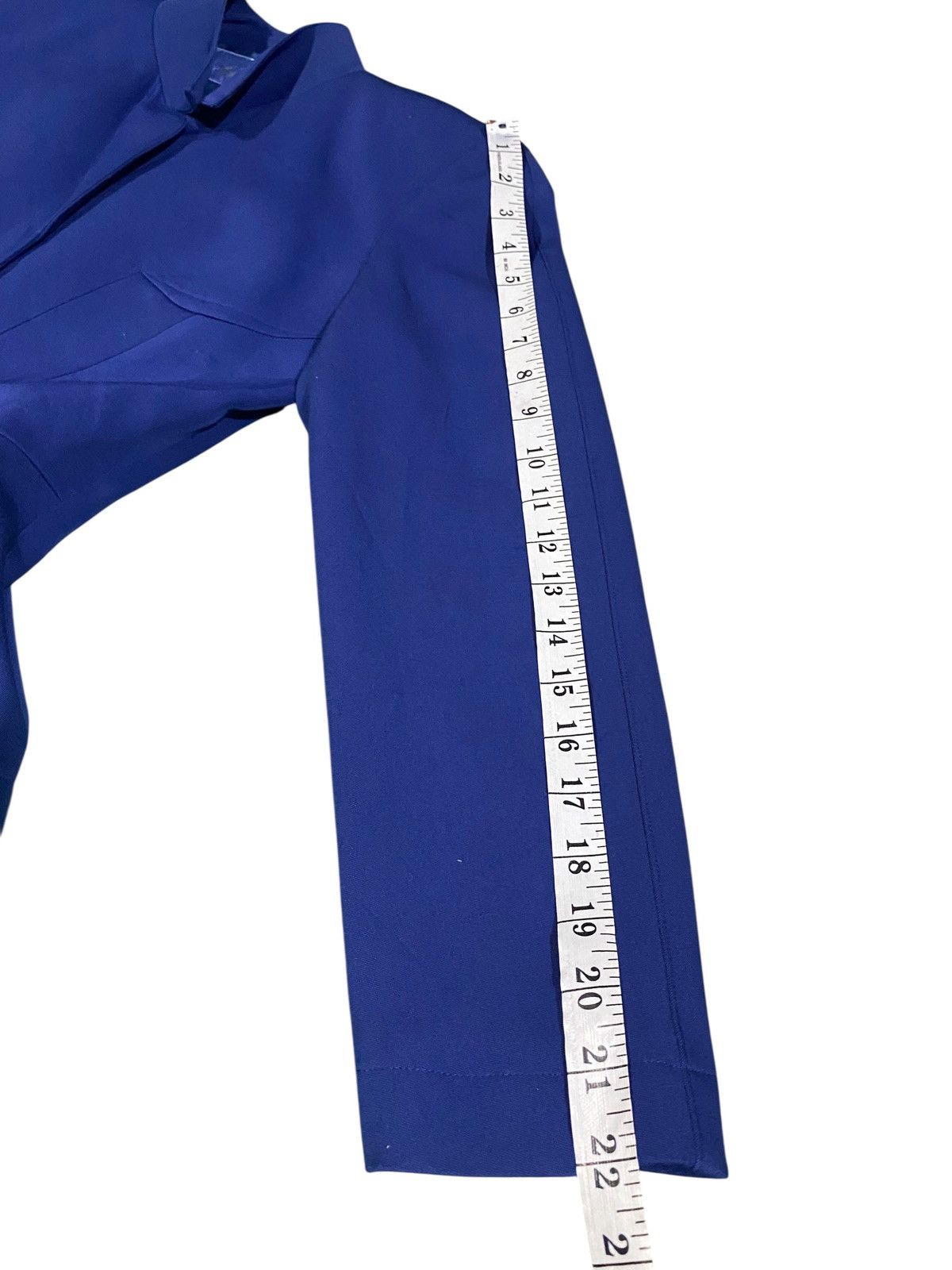 Thierry Mugler Vtg Runway 80s Thierry Mugler Hourglass Peplum PowerBlazer Size ONE SIZE - 9 Thumbnail
