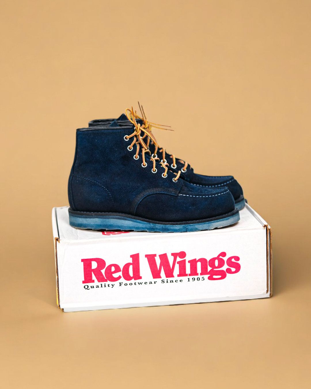 Red Wing Red Wing 8173 X Momotaro Dye Indigo Made In USA | Grailed