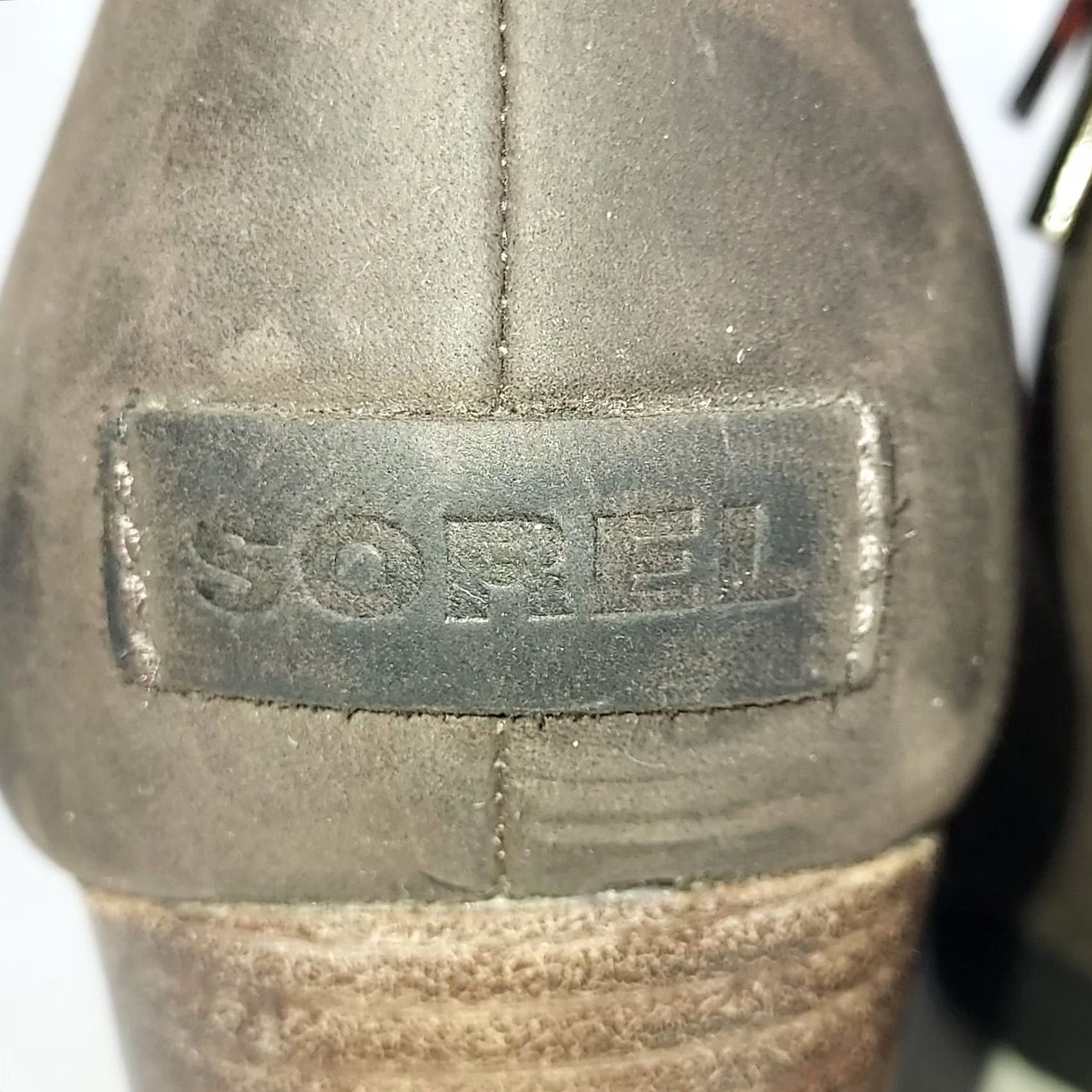 SOREL Sorel Womens Bootie Brown Leather Wedge Lug Sole Ankle Booties Women US 10 UK 8 EU 41 Size US 8 / IT 38 - 5 Thumbnail