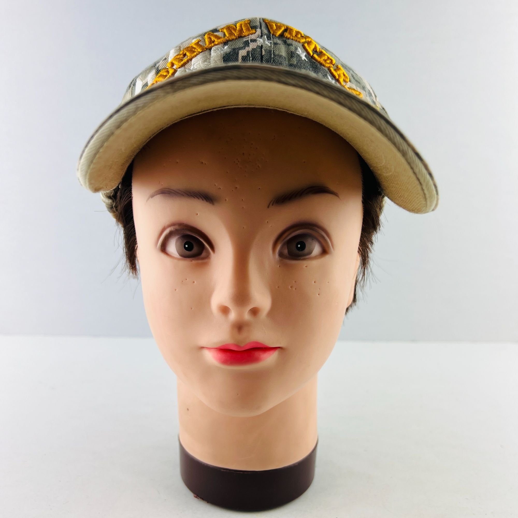 Other Vietnam Veteran Camo Ribbon Ball Cap Hat Strap Back O/S Size ONE SIZE - 2 Thumbnail