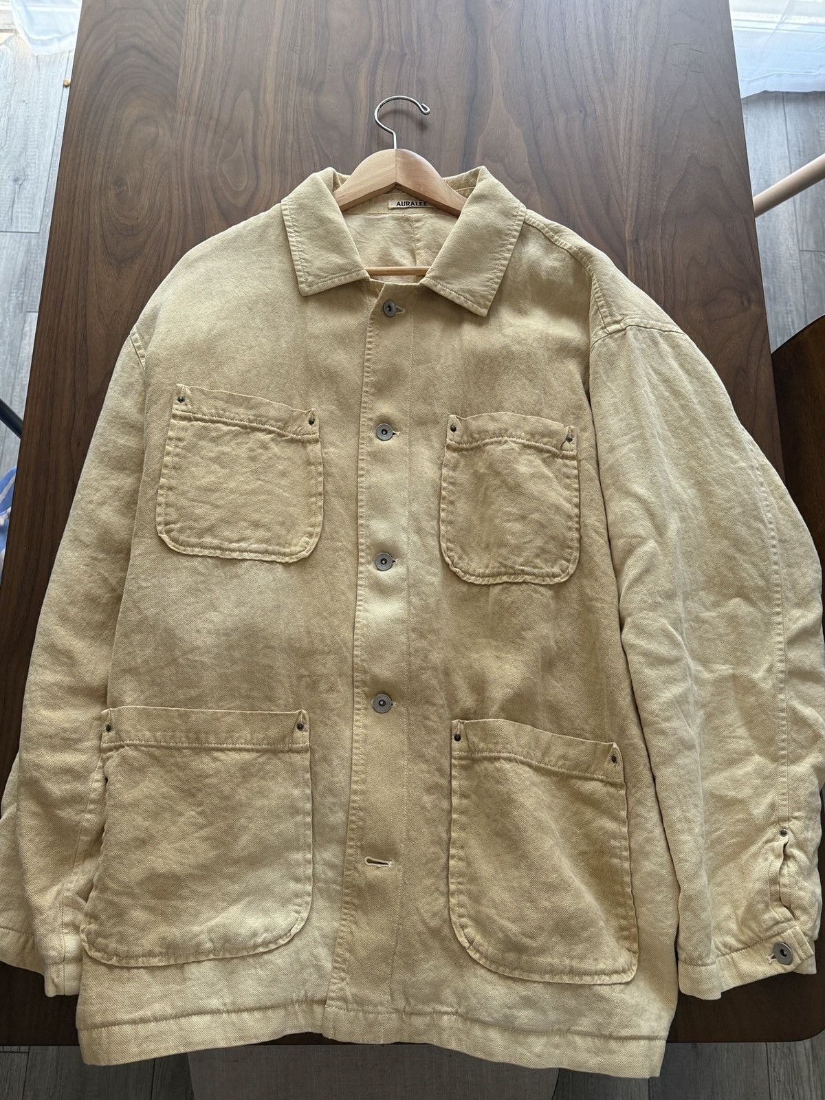 ジャケット・アウター AURALEE WASHI DUCK CANVAS BLOUSON 5 AURALEE WASHI DUCK CANVAS BLOUSON