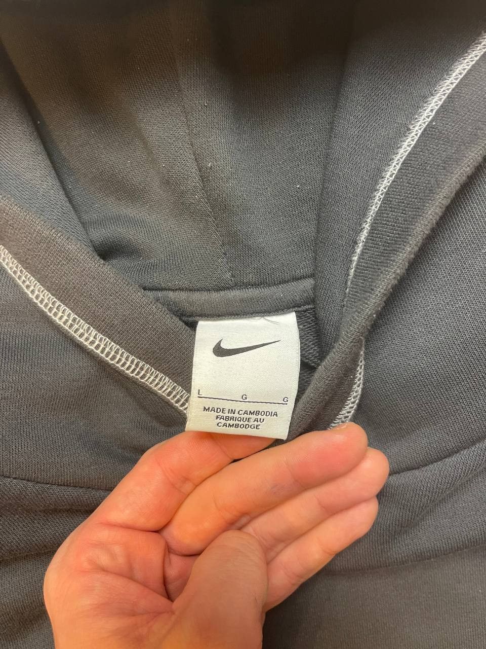 Nike × Vintage nike vintage hoodie 90s y2k Size US L / EU 52-54 / 3 - 4 Thumbnail