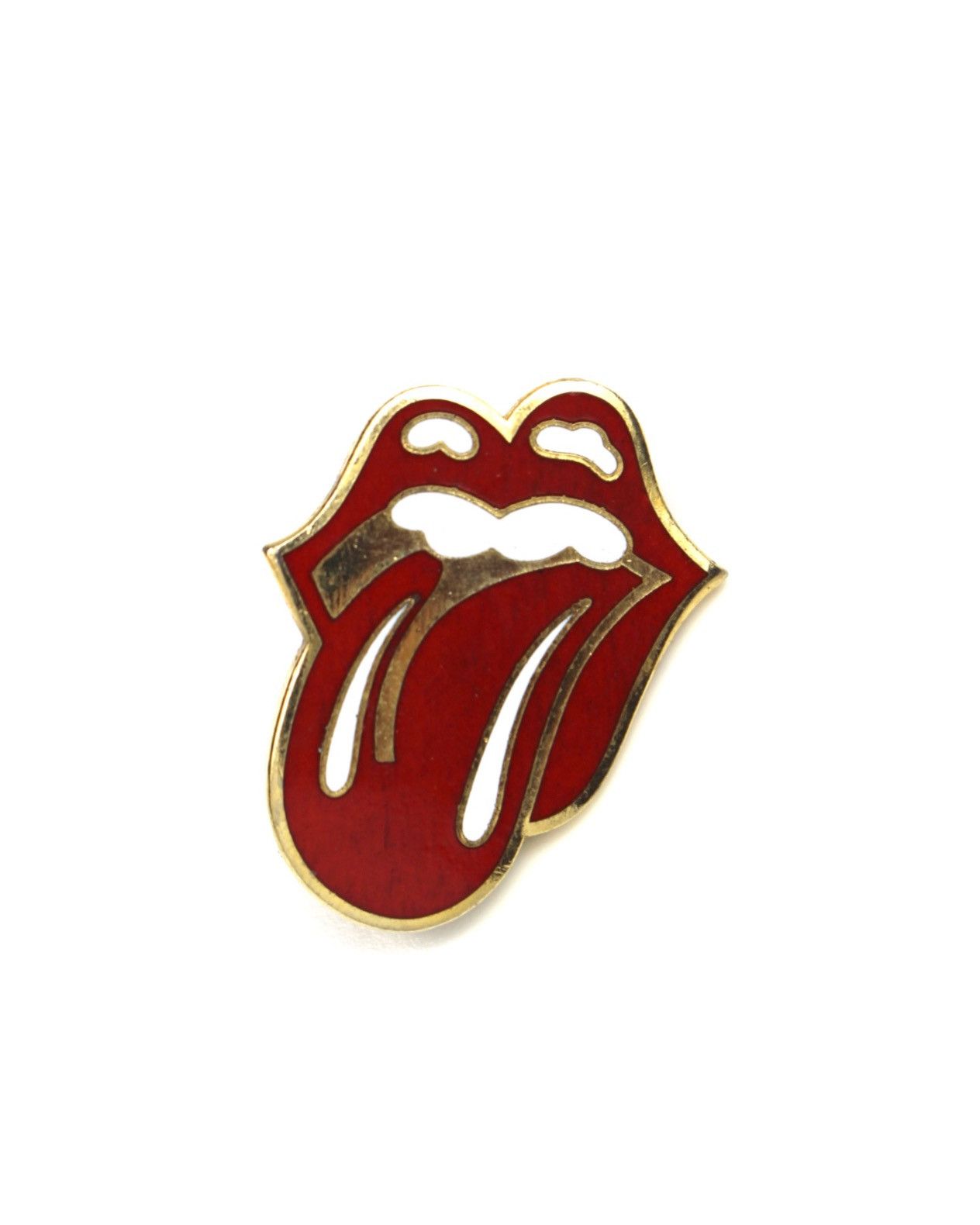 The Rolling Stones 2000S THE ROLLING STONES CLASSIC RED TONGUE GOLD-PLATED PIN Size ONE SIZE - 1 Thumbnail