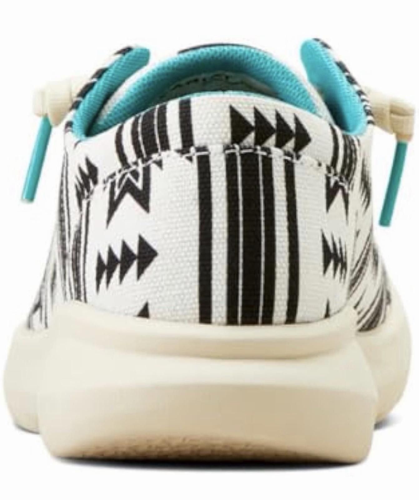 Unknown London Casual Slip-On Shoes with Black and White Geometric Pattern Size US 9 / EU 42 - 3 Thumbnail