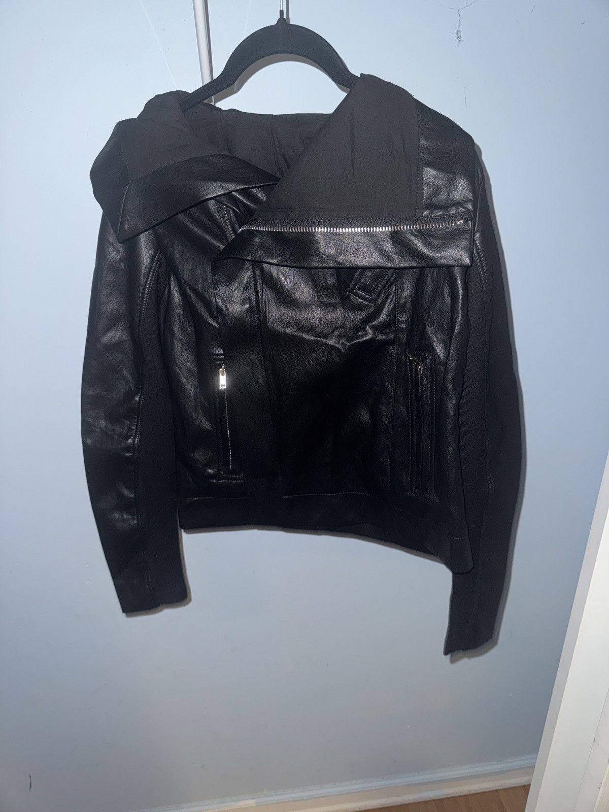 Rick Owens Rick Owens Style Leather Jacket Size L / US 10 / IT 46 - 2 Thumbnail