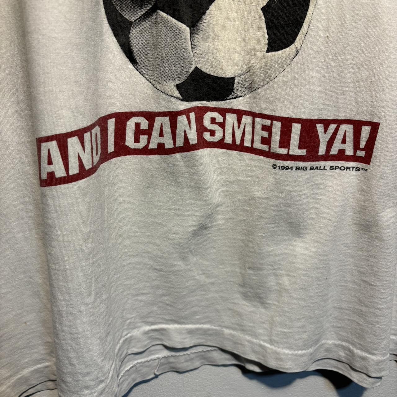 Vintage Vintage 90s “Fear Smells” Hardcore Soccer Futbol T-shirt Size US XL / EU 56 / 4 - 3 Thumbnail