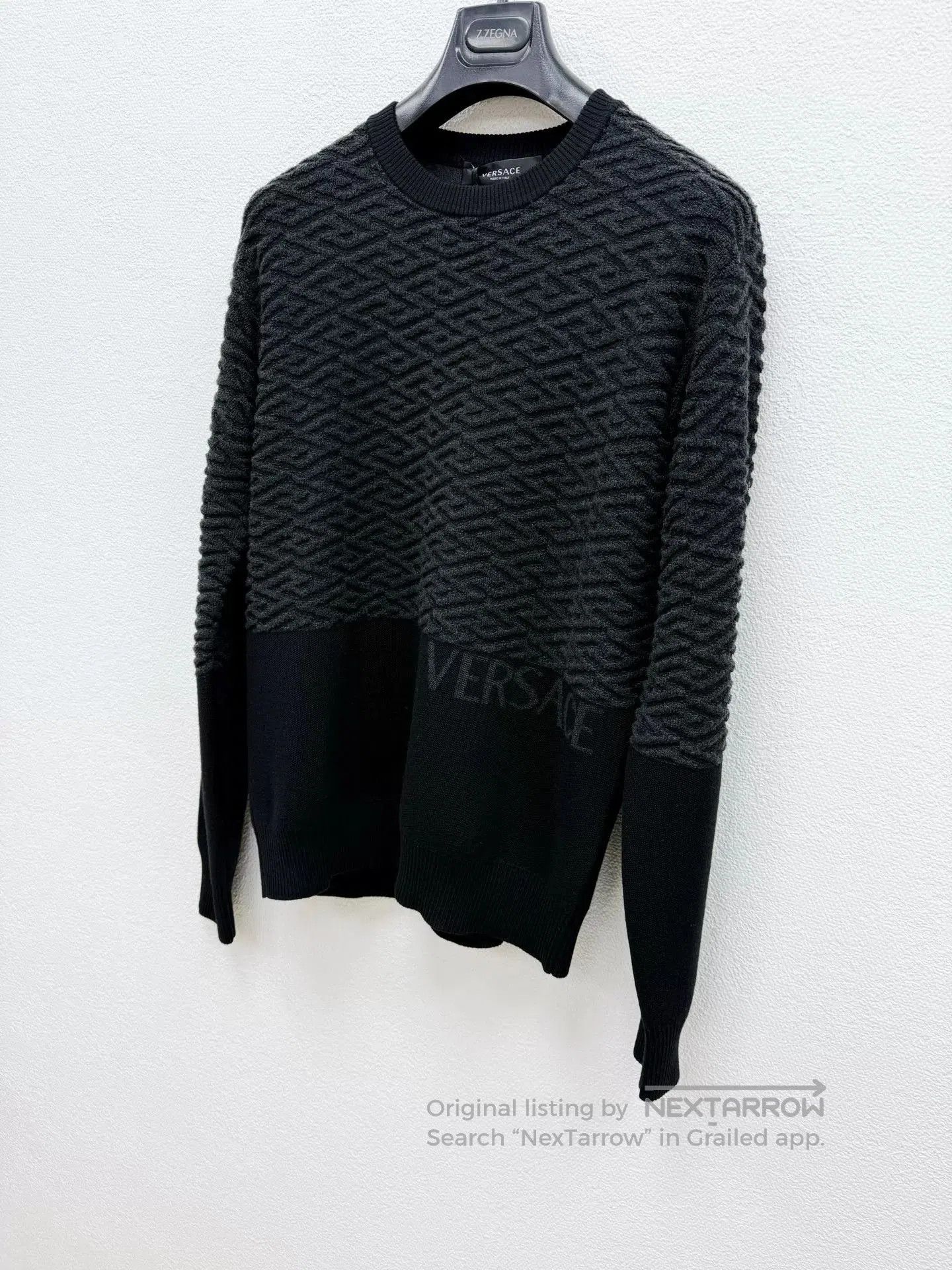 Versace VERSACE Wool Knit Sweater Jacket. Size US S / EU 44-46 / 1 - 3 Thumbnail
