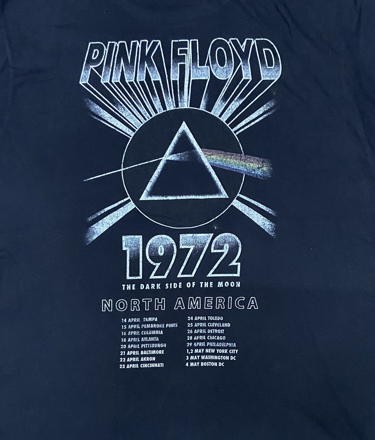 Band Tees × Pink Floyd PINK FLOYD NORTH AMERICA TOUR TEE Size US XL / EU 56 / 4 - 13 Thumbnail