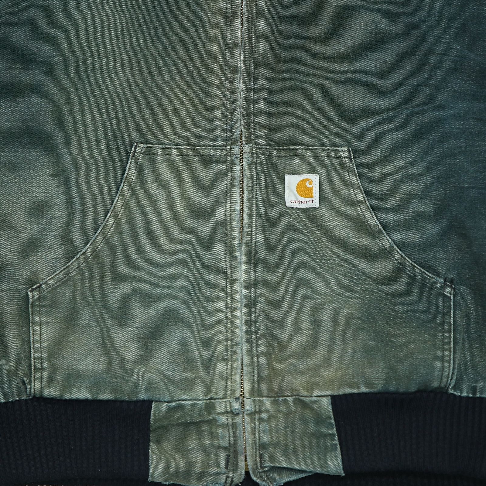 Carhartt Vintage FADED Black Carhartt J140 BLK Hooded Jacket Size US M / EU 48-50 / 2 - 5 Thumbnail