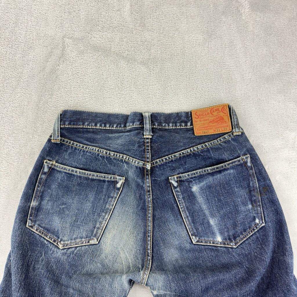Sugar Cane Sugar Cane 1947 Men's Sz 30 W x 27 L Red Selvedge Button Fly Size US 31 - 10 Thumbnail