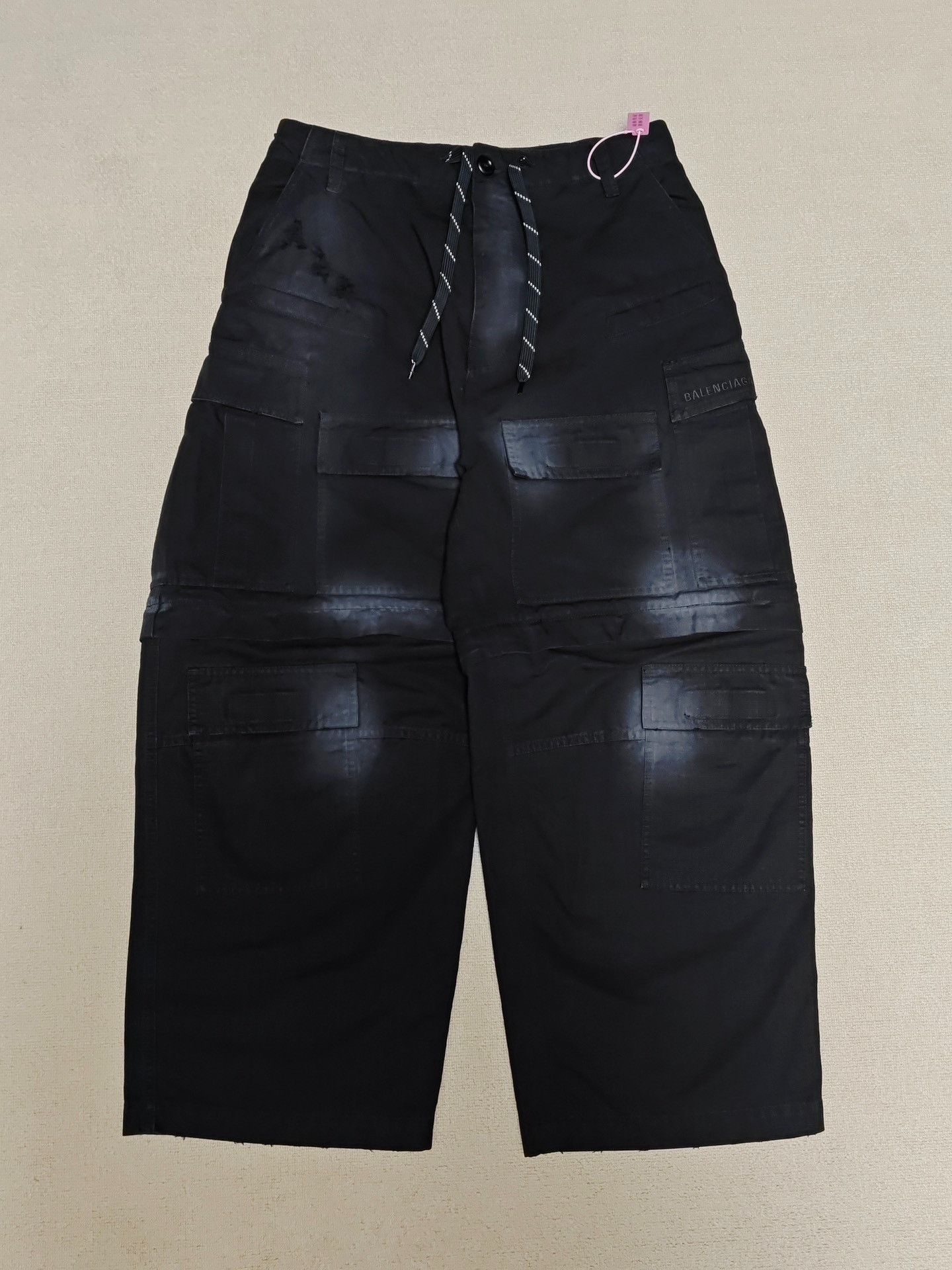 Balenciaga Balenciaga 24fw Dirty Mud Cargo Wide Leg Overalls pants 250 Size US 26 / EU 42 - 1 Thumbnail