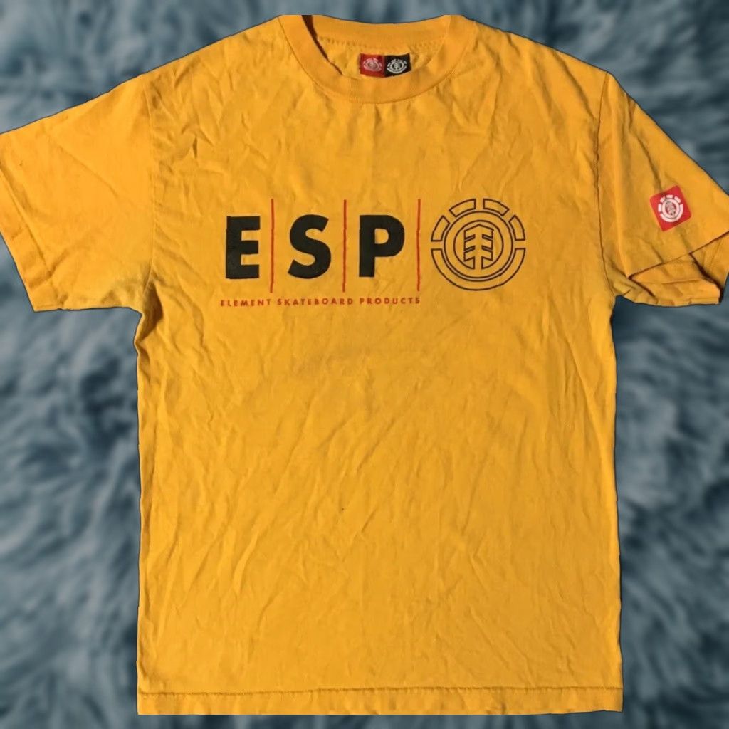 Thrasher VINTAGE 90s Element Skateboards Faded Shirt M Habitat Bam Margera Adio Skate Grunge Shirt Mens Yellow Thrasher USA Skateboarding Retro 90s Grunge Size US M / EU 48-50 / 2 - 1 Thumbnail