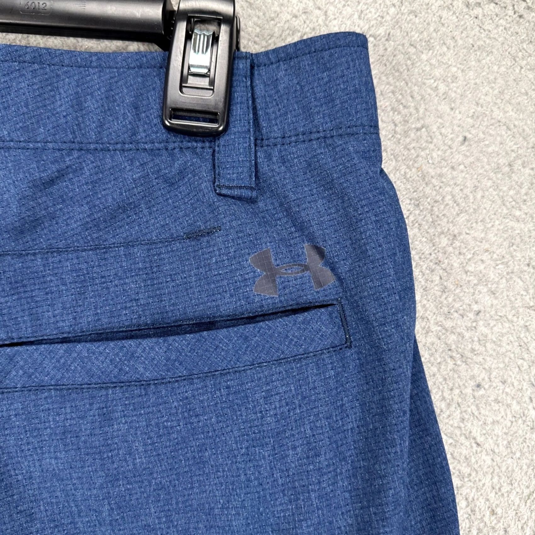 Under Armour Under Armour Men Golf Chino Pants 34X32 Blue Flat Front Performance Tech Pocket Size US 34 / EU 50 - 4 Thumbnail