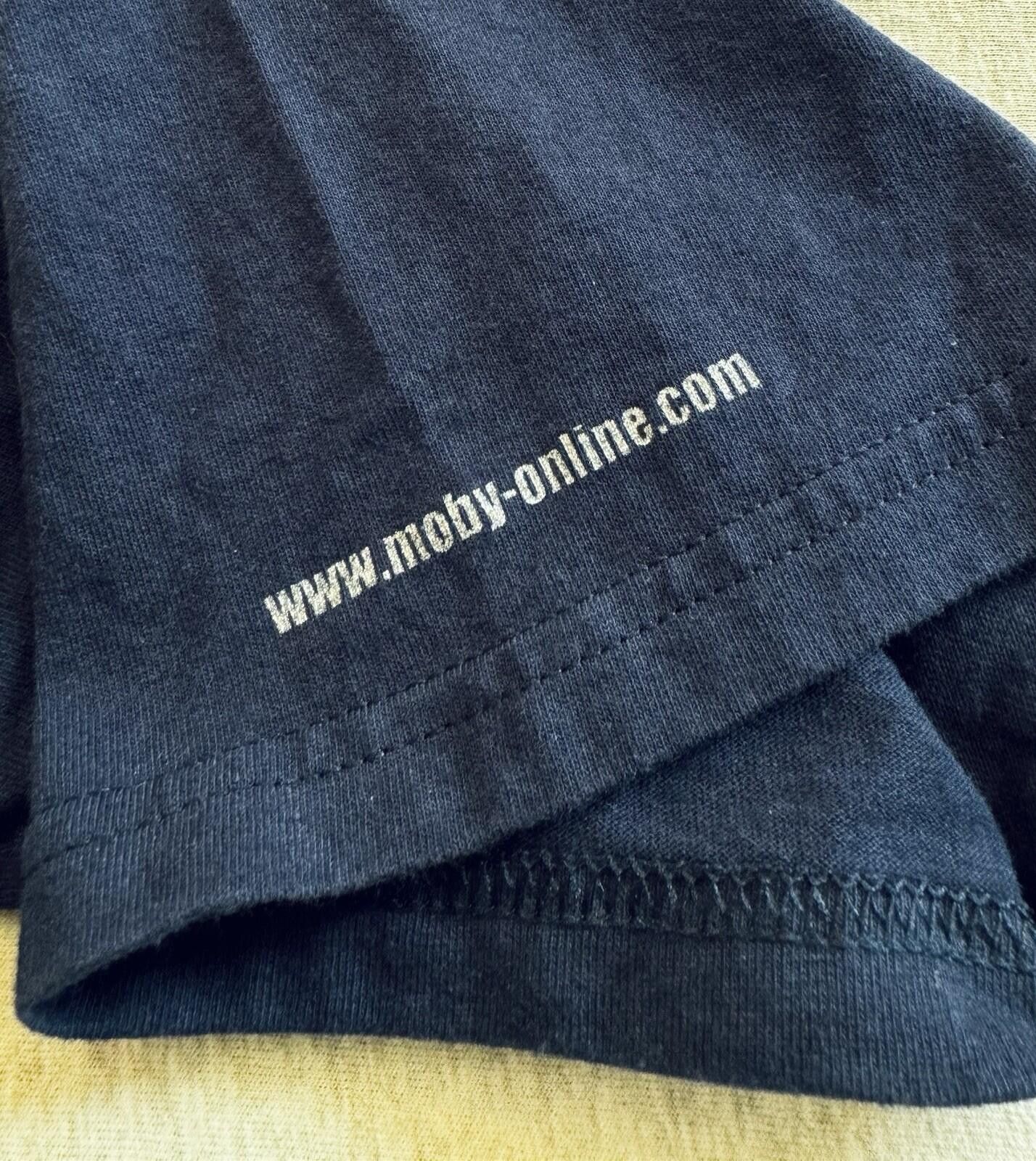 Vintage Vintage 90s Y2K Moby 2001 Merch L T-Shirt Rave Electronic DJ Size US L / EU 52-54 / 3 - 3 Thumbnail