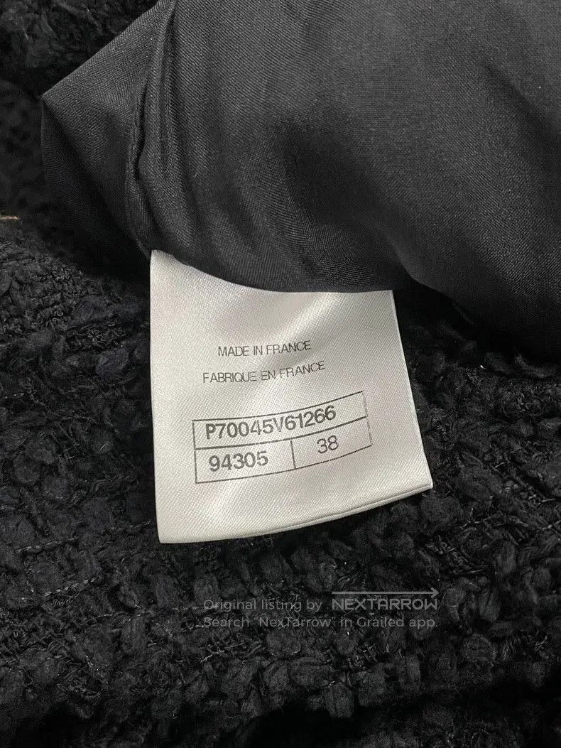 Other Chanel Black Side Crystal Button High-Slit Skirt. Size US 38 / EU 54 - 5 Thumbnail