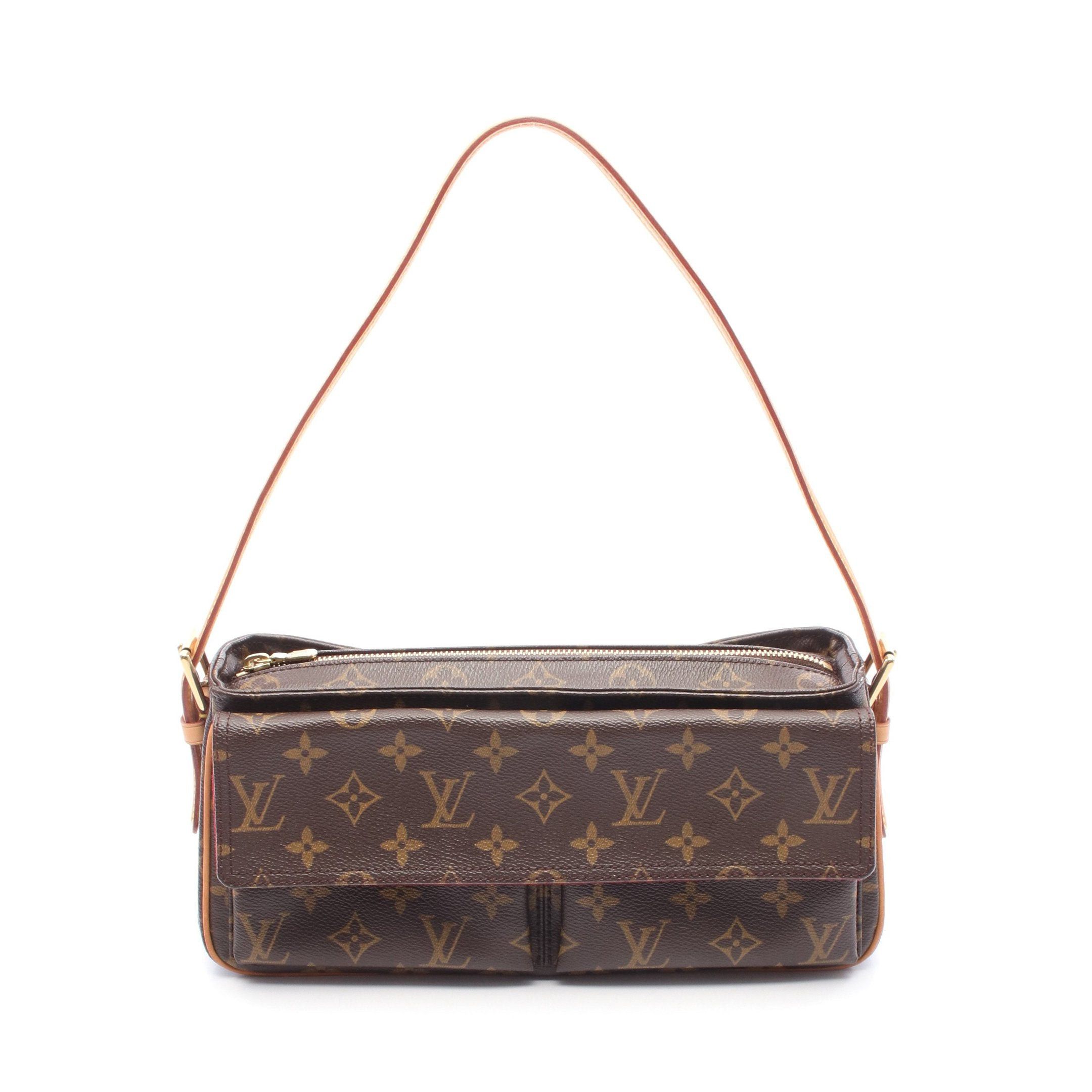 Louis Vuitton Louis Vuitton Vivacite Mm Monogram Shoulder Bag Leather Brown Size ONE SIZE - 1 Thumbnail