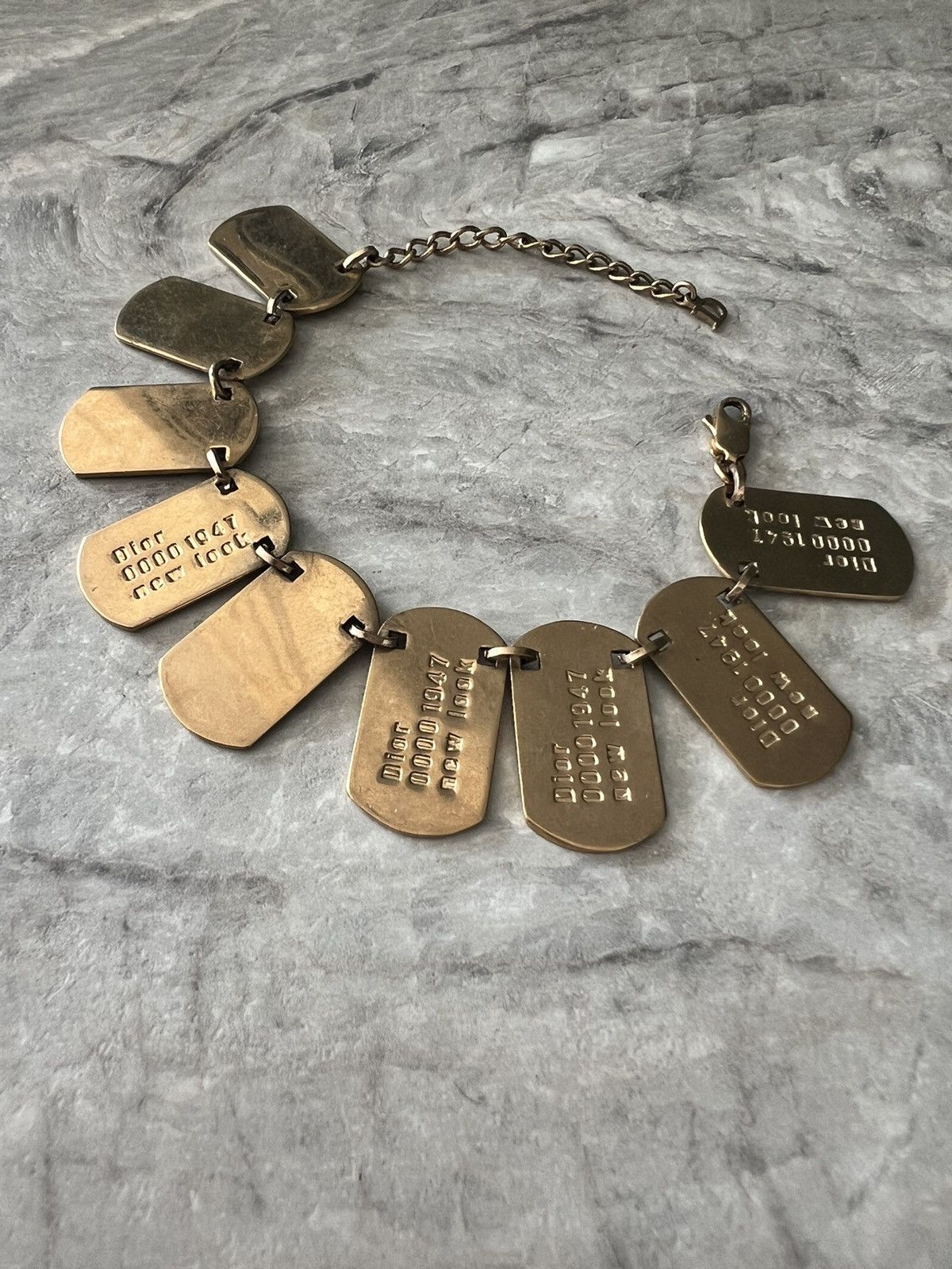 Dior Christian Dior tag bracelet Size ONE SIZE - 9 Thumbnail