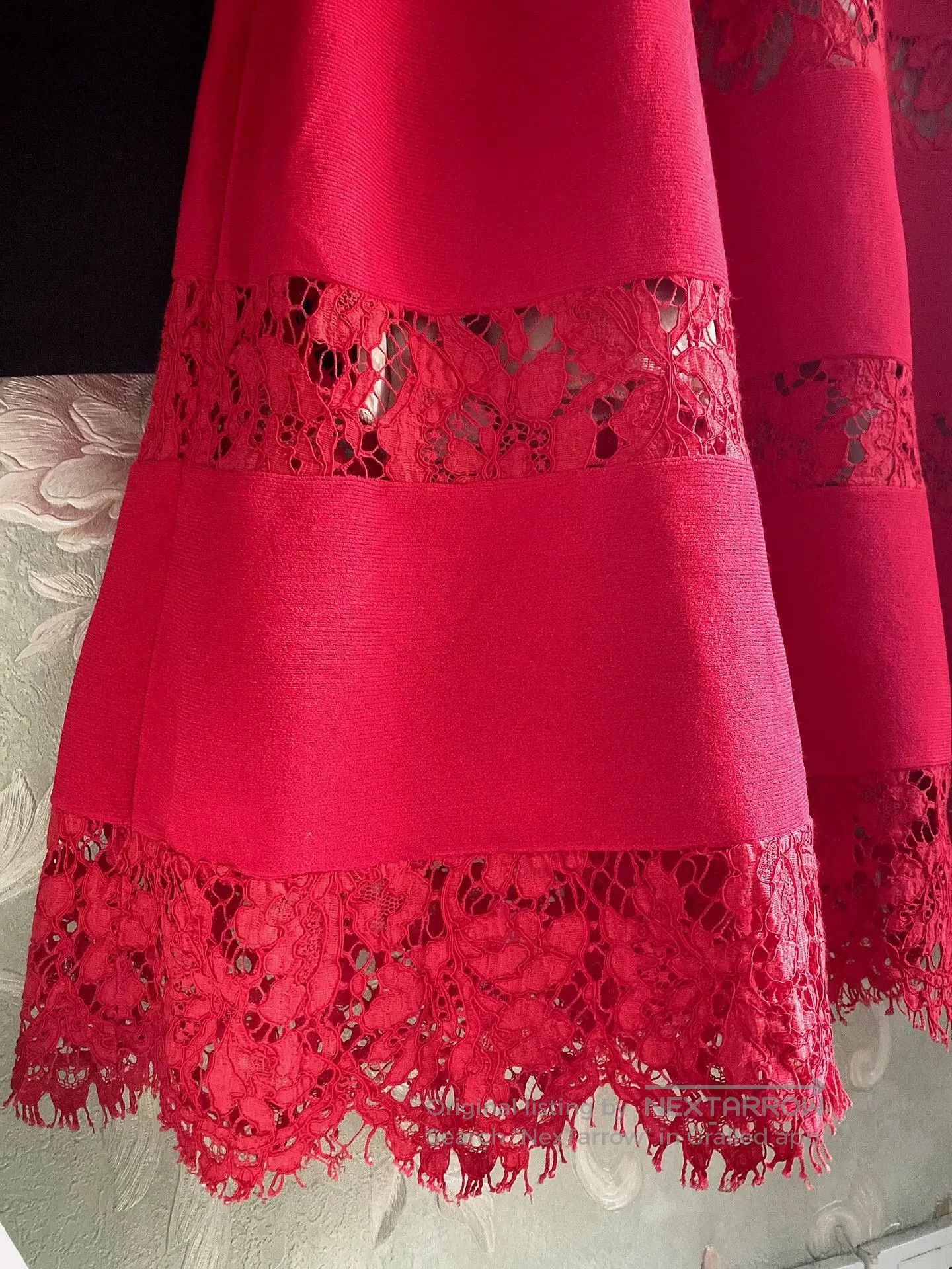 Valentino Valentino Red Elegant Evening Dress. Size US 38 / EU 54 - 6 Thumbnail