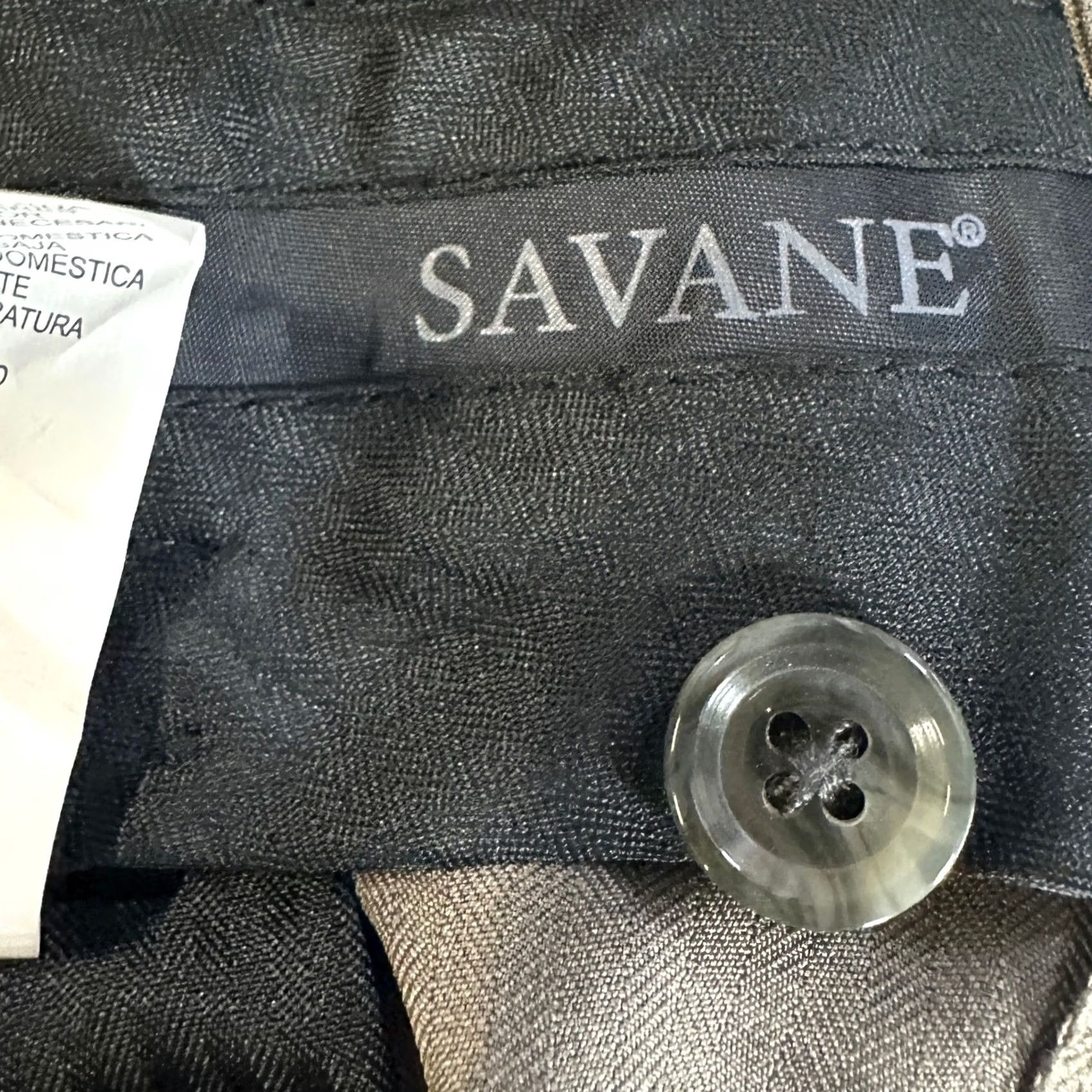 Savane Savane Dress Pants Mens 36X30 Gray Flat Front Straight Comfort NEW Size US 36 / EU 52 - 3 Thumbnail