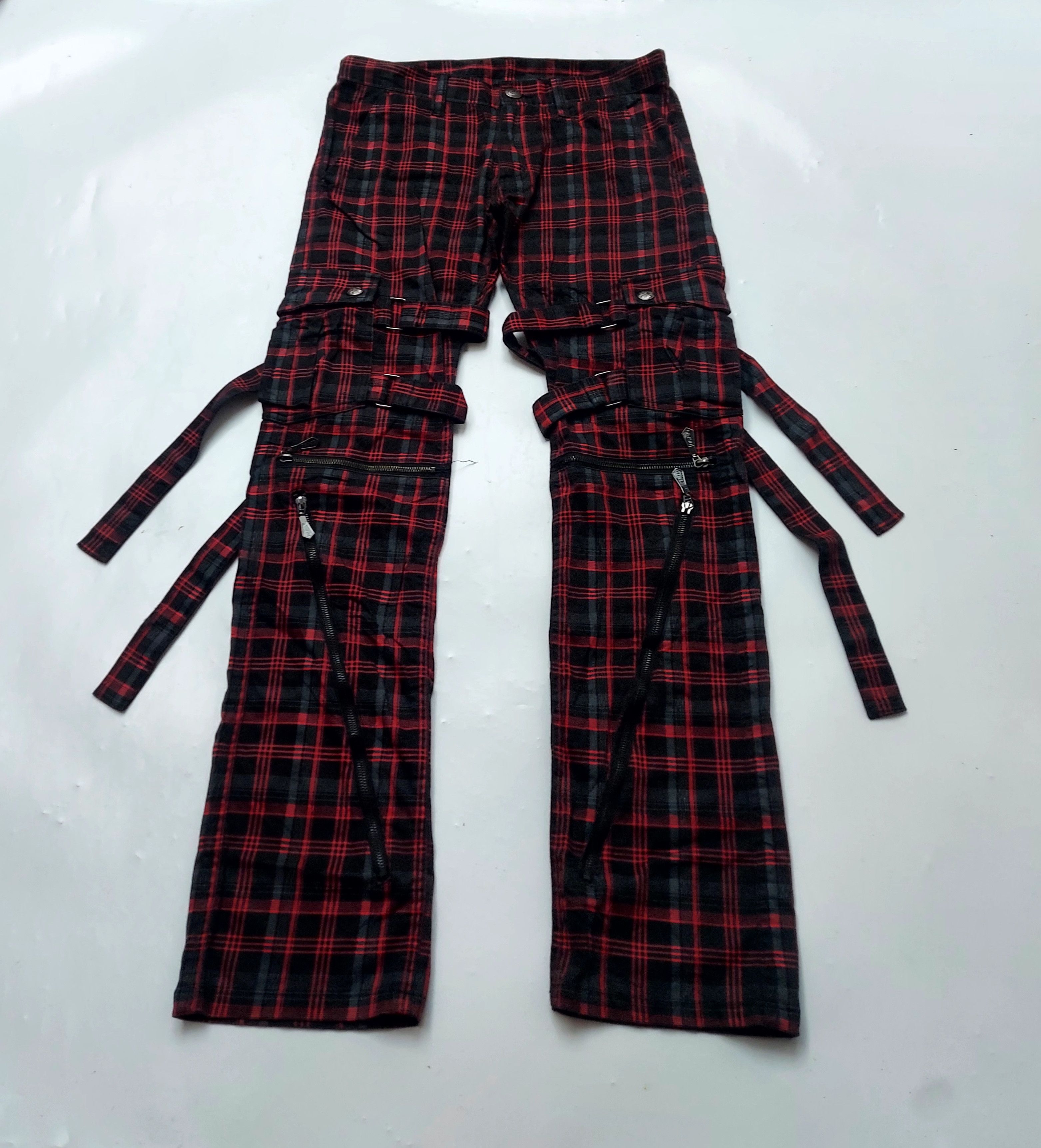 Japanese Brand × Seditionaries BG-SHO Tartan Bondage Punk Style Pants Size US 30 / EU 46 - 4 Thumbnail