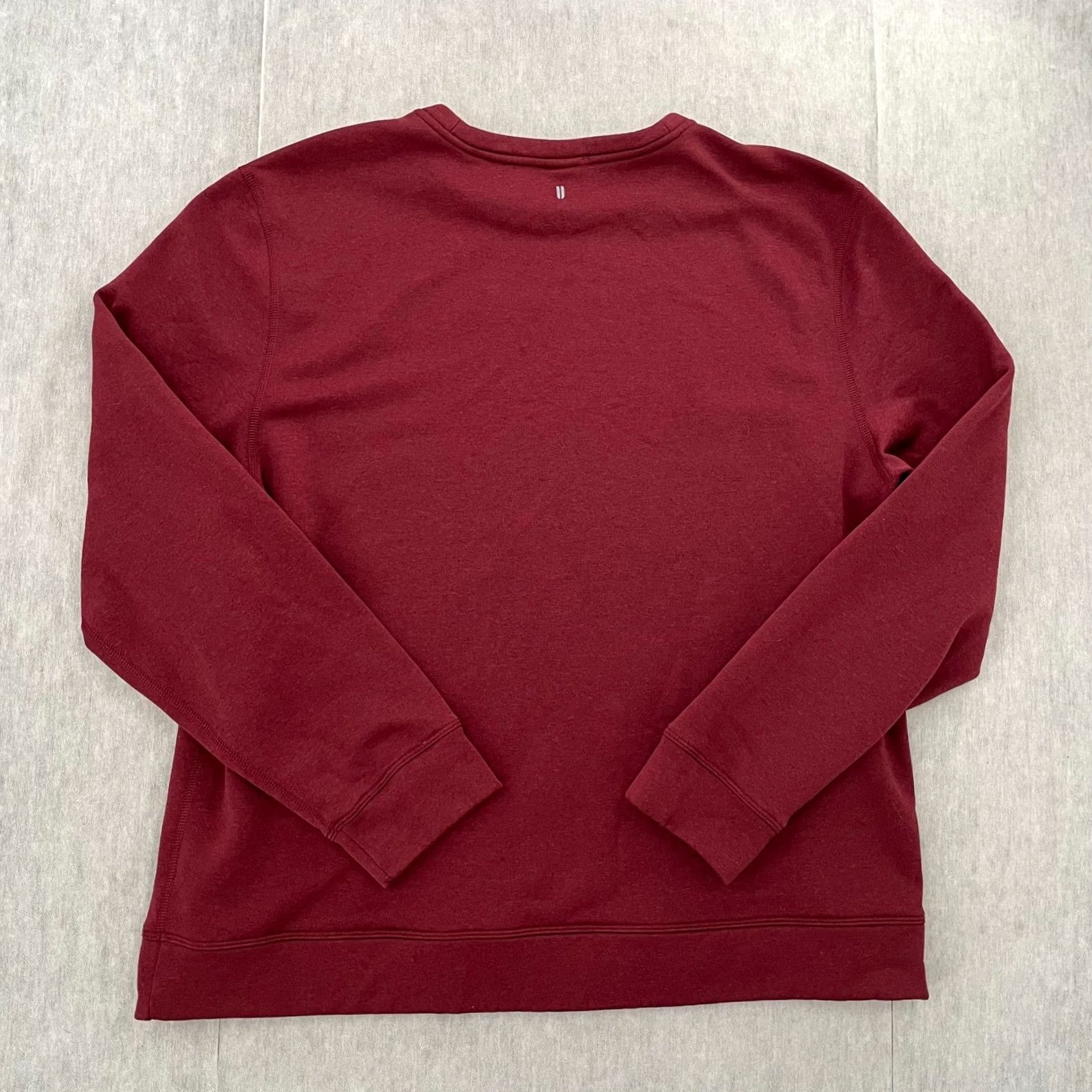 Vintage NOBULL Sweatshirt Adult XL Red Fleece Crewneck Pullover Stretch Logo USA Mens Size US XL / EU 56 / 4 - 2 Thumbnail