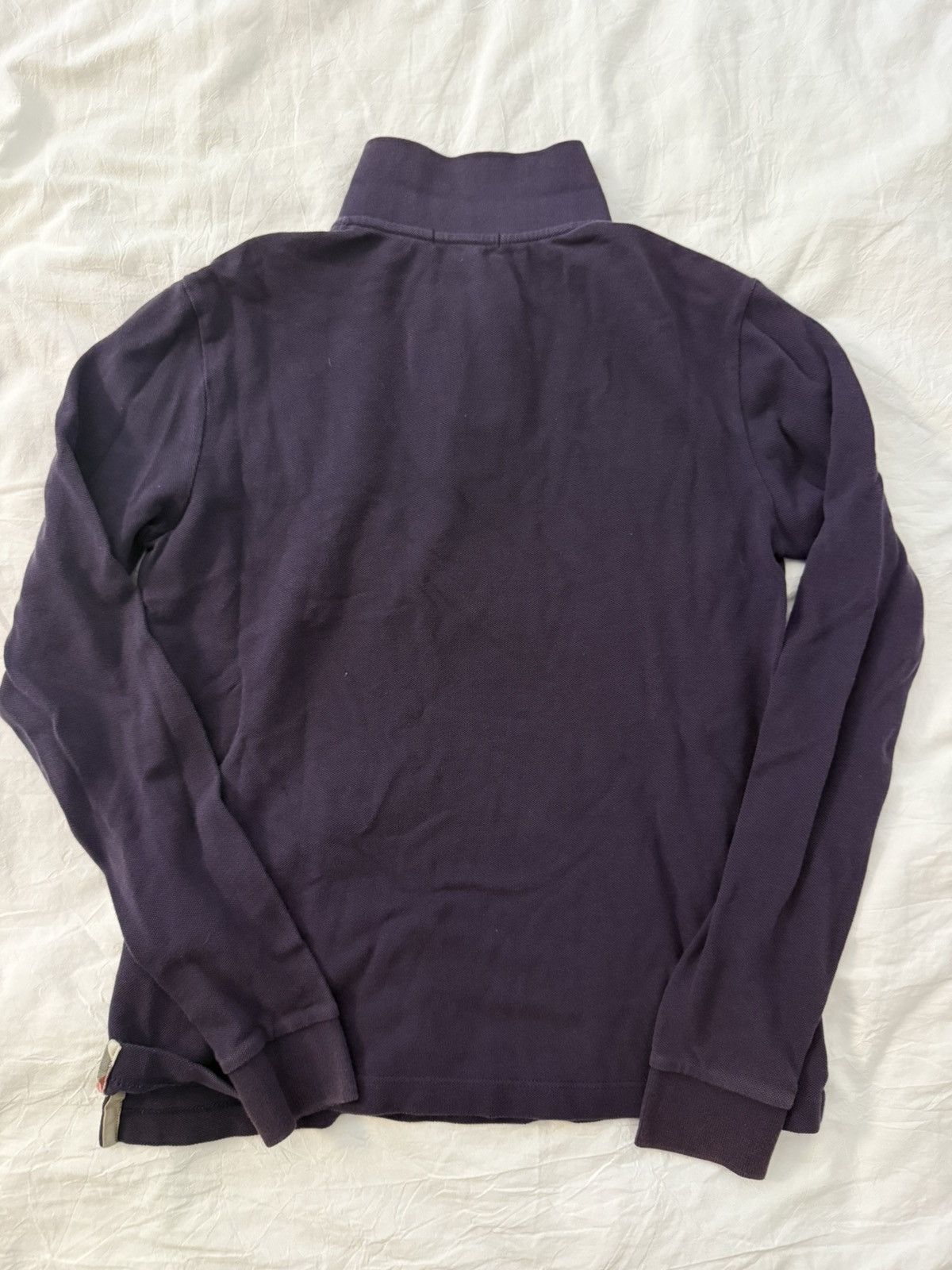 Burberry Burberry Long Sleeve Polo (Purple) Size US XS / EU 42 / 0 - 5 Thumbnail