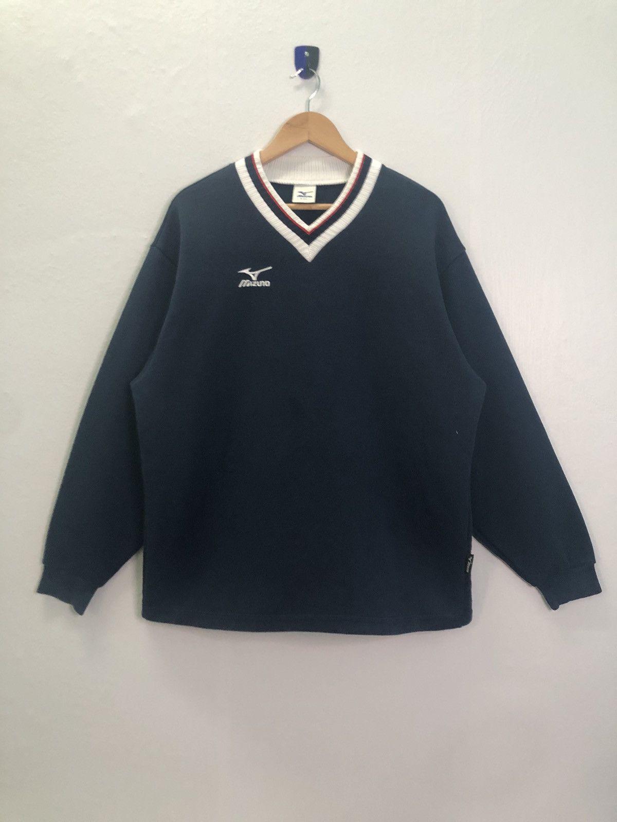Mizuno × Vintage Vintage Mizuno V Neck Size US M / EU 48-50 / 2 - 1 Thumbnail