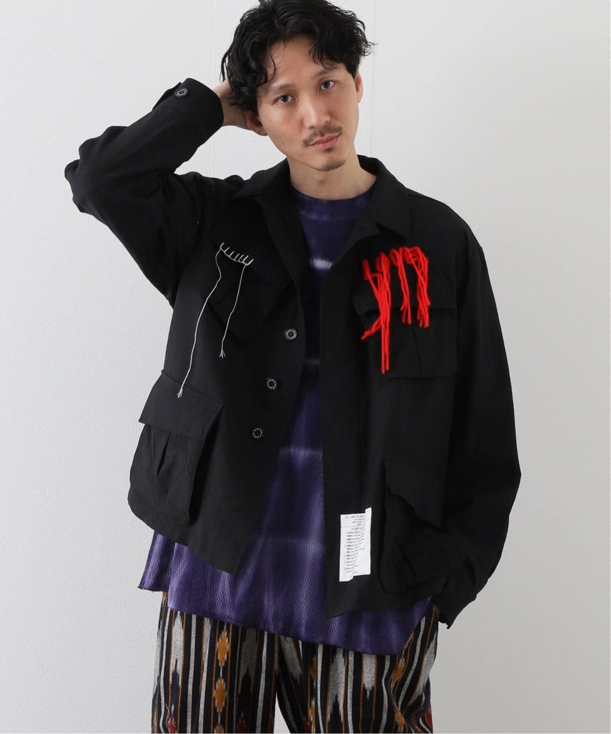 Japanese Brand Dairiku Wool Ripstop Military Fatigue Jacket Kapital Visvim Size US XL / EU 56 / 4 - 10 Thumbnail