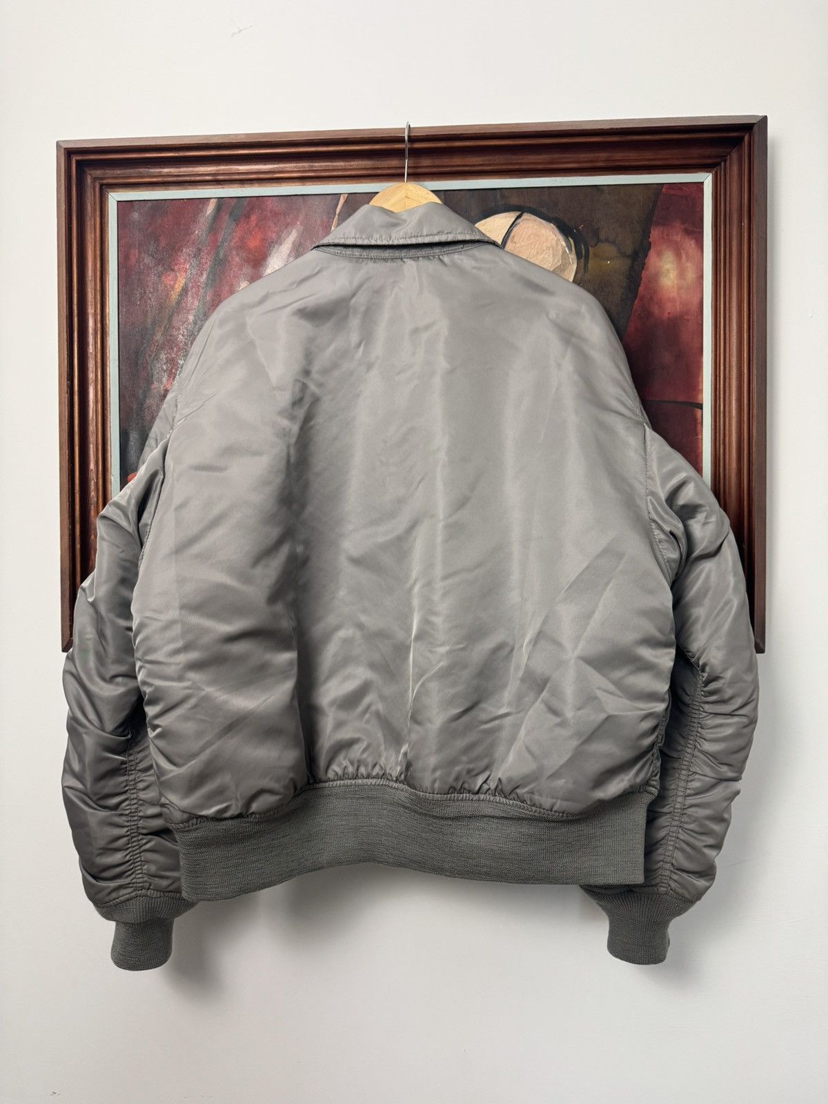 Alpha Industries Alpha Industries Vintage MA2 Bomber Jacket Military Silver Size US XL / EU 56 / 4 - 2 Thumbnail