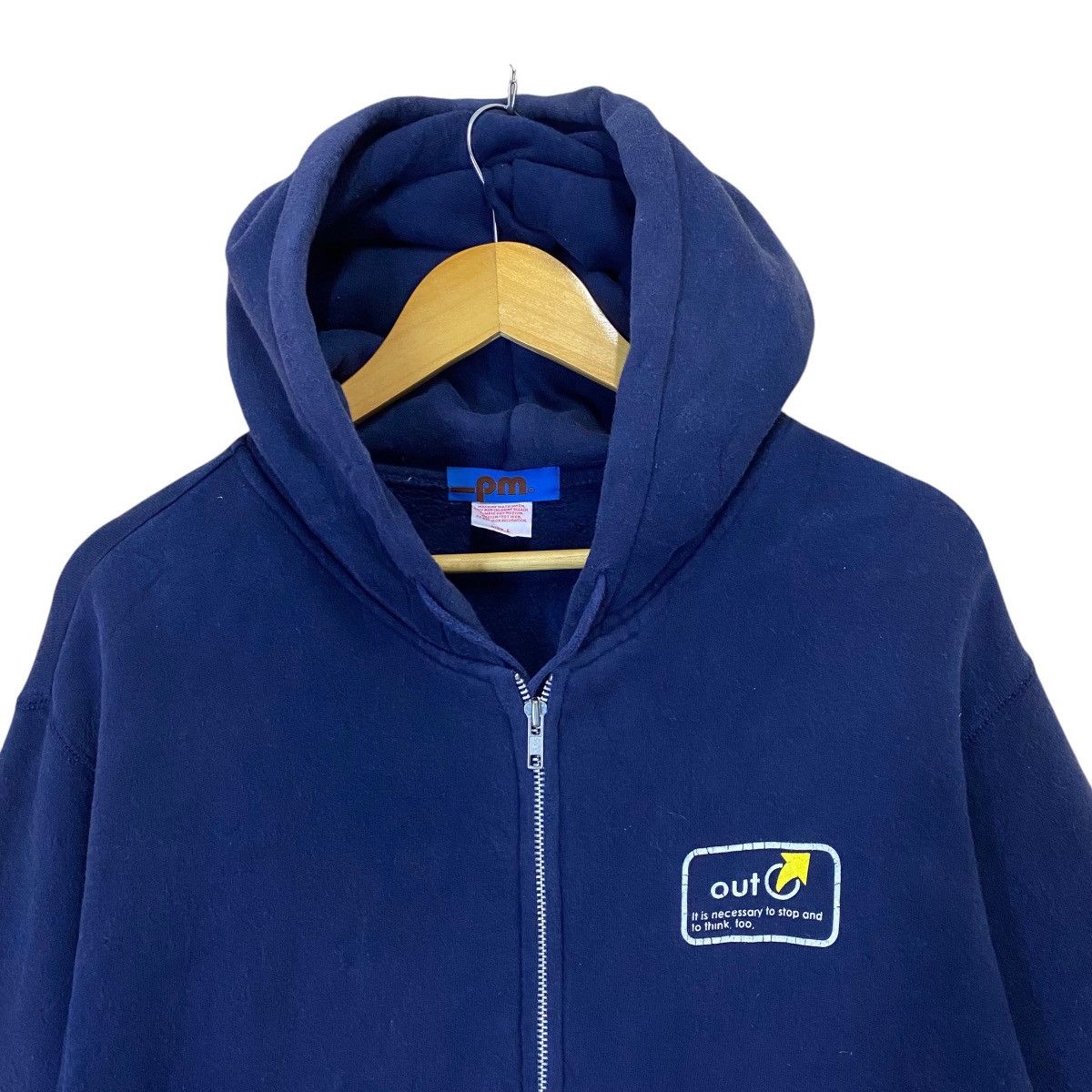 Vintage LOOP SKATE BRAND BIG LOGO ZIPPER HOODIE Size US L / EU 52-54 / 3 - 7 Thumbnail