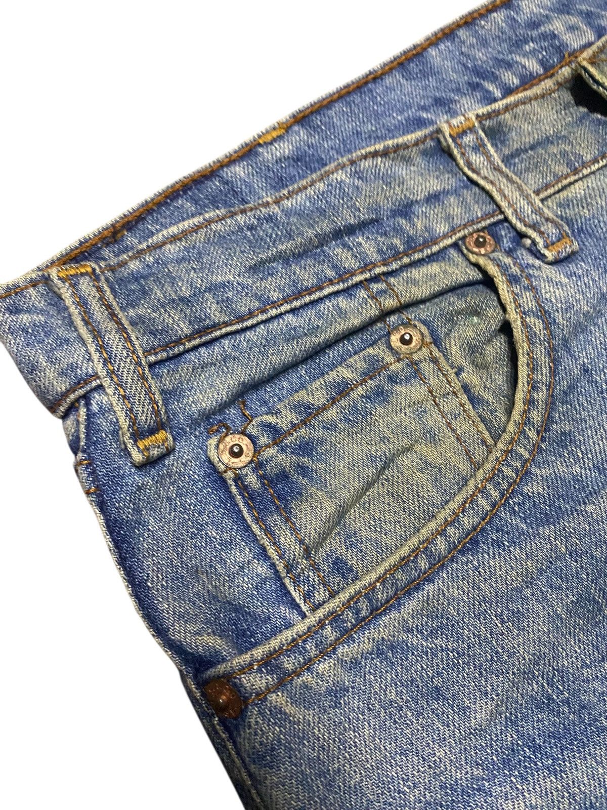 Levi's Vintage Levis 502 80s Mud Wash Distressed Loose Jeans Size US 33 - 11 Thumbnail