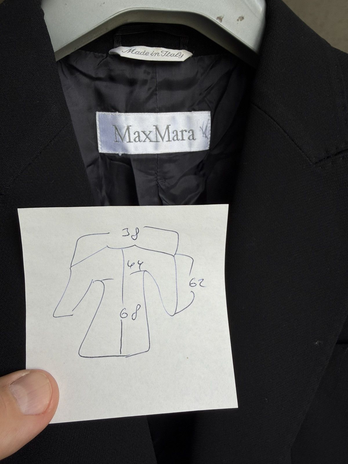 Max Mara Max Mara Wool Blazer Black Single Button Jacket size 40 S Size S / US 4 / IT 40 - 7 Thumbnail