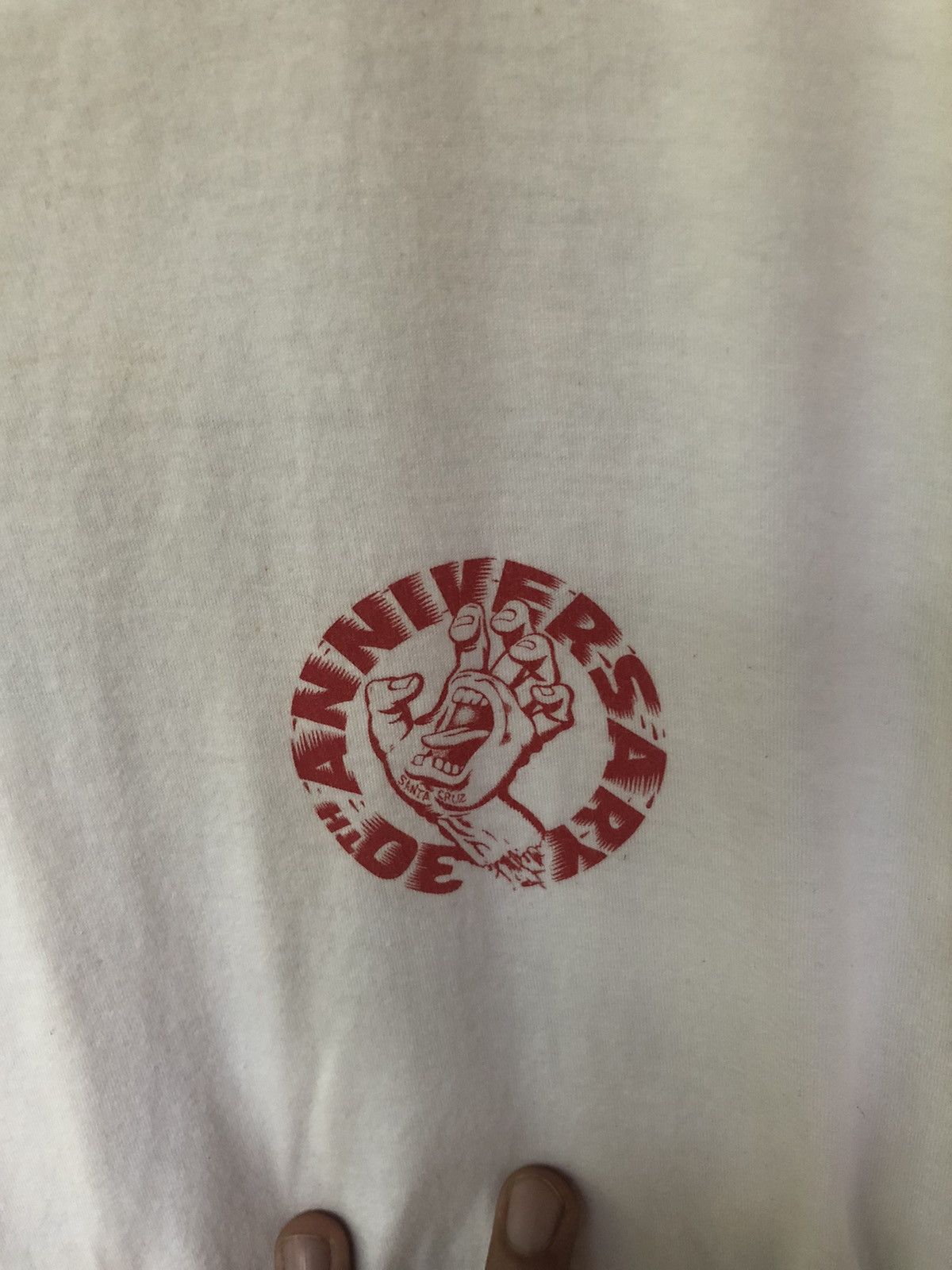 Santa Cruz Skateboards Vintage Santa Cruz Skateboards Anniversary Shirt Tee Size US L / EU 52-54 / 3 - 4 Thumbnail